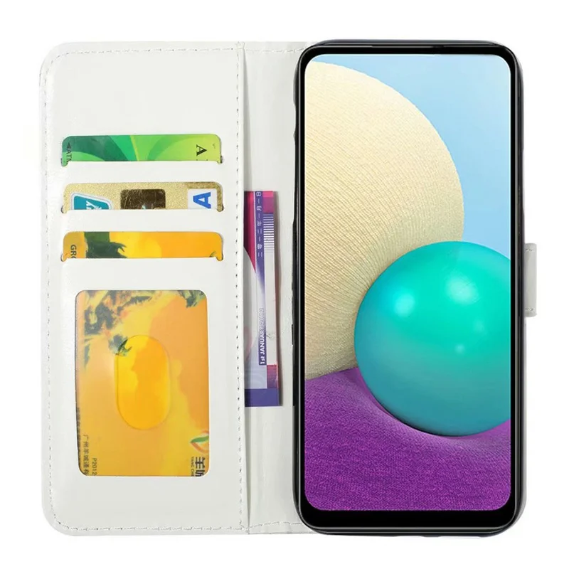 For Xiaomi 12 Pro 5G / 12 Pro (Dimensity) 5G / 12S Pro 5G Case 3D Pattern Magnetic Wallet Phone Cover - Feather