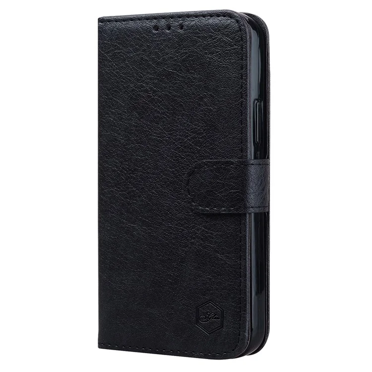 Для Honor 90 Pro Anti-Scratch Phone Shell PU Leather Wallet Case Magnetic Stand Phone Cover - Черный