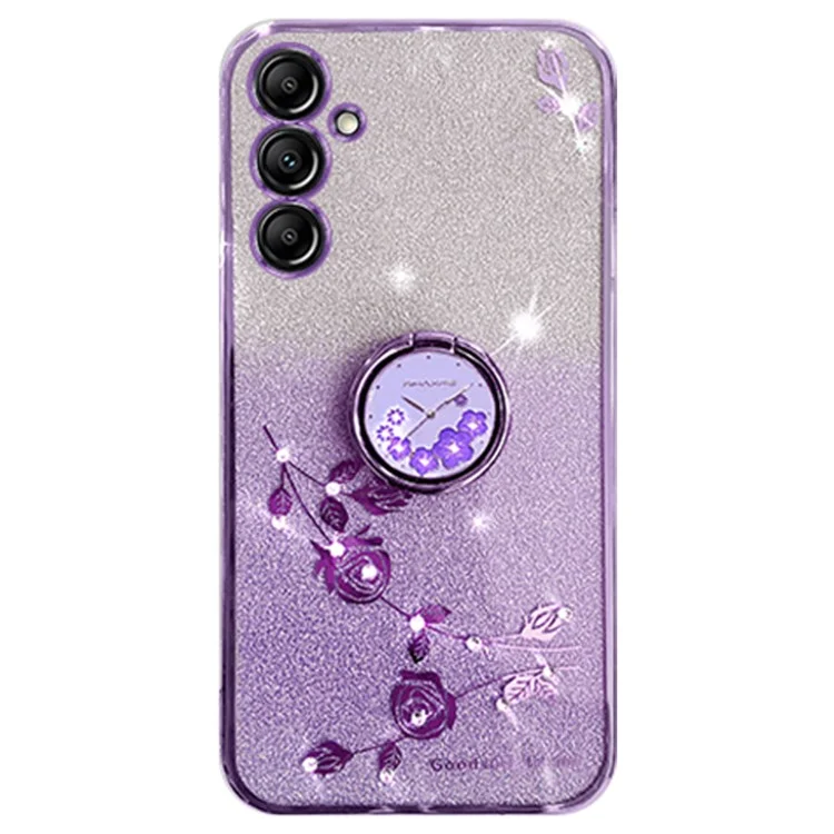 KADEM Para Samsung Galaxy A13 5G / M13 5G / A04s 4G (164,7 x 76,7 x 9,1 mm) Capa Suporte Gradiente Capa de Telefone - Roxo