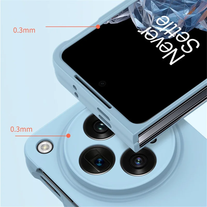 For Oppo Find N3 5G Case Hard PC Skin-touch Protective Phone Cover - Yellow