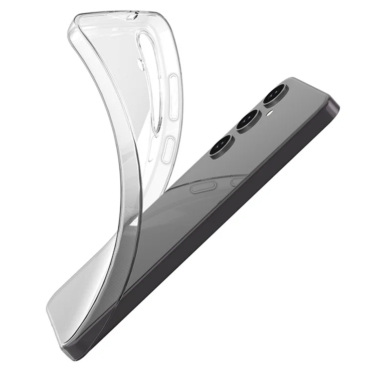 Per Samsung Galaxy S24+ Watermark-Free Phone TPU Case Trasparente Lucido Custodia per telefono