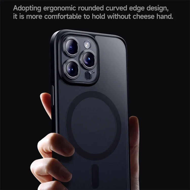 SULADA For iPhone 15 Pro Max Case Compatible with MagSafe Anti-fall Phone Cover - Titanium Blue