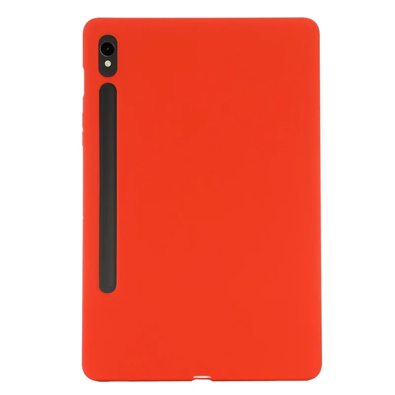 Funda para Samsung Galaxy Tab S9 FE Revestimiento de Microfibra Silicona Líquida Cubierta - Rojo