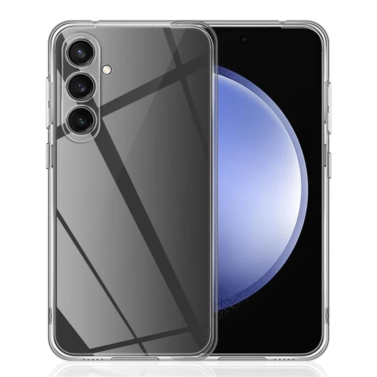 Für Samsung Galaxy S23 FE Klar Case Anti-Fingerabdruck TPU Handy Rückseite