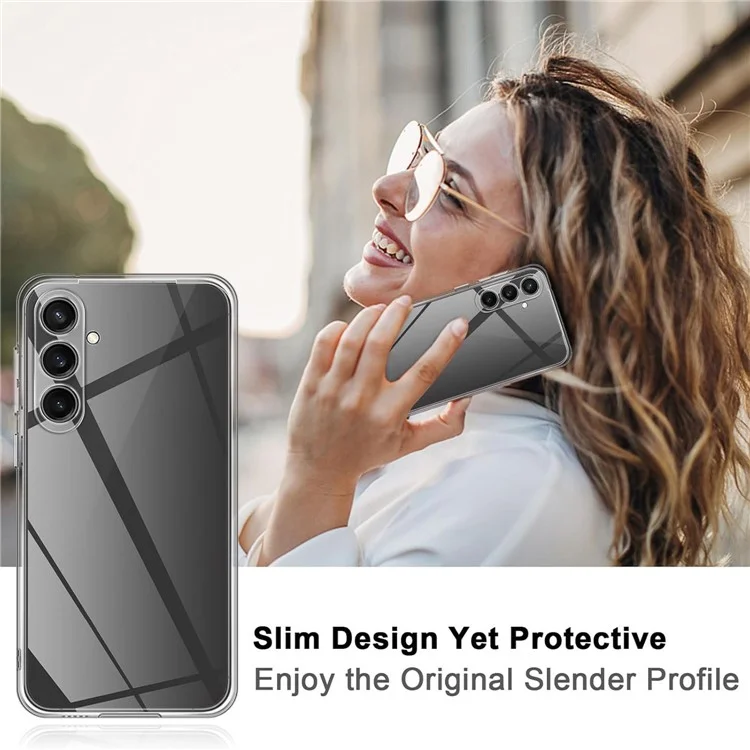 Für Samsung Galaxy S23 FE Klar Case Anti-Fingerabdruck TPU Handy Rückseite