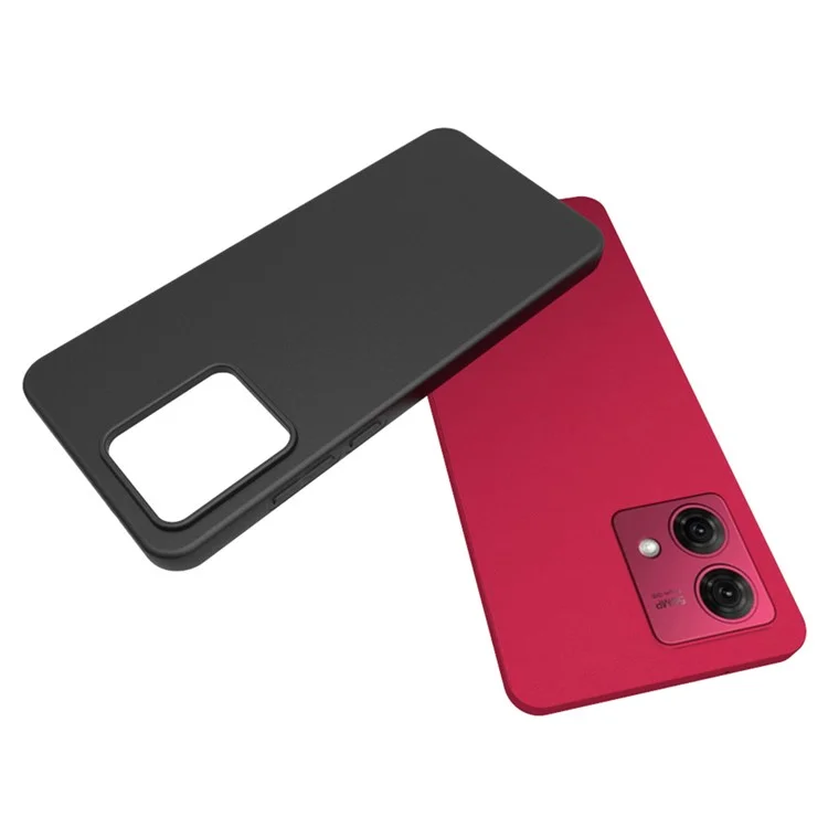 10Pcs  /  Pack for Motorola Moto G84 5G Phone Shell Dual-sided Matte Cover TPU Phone Case - Black