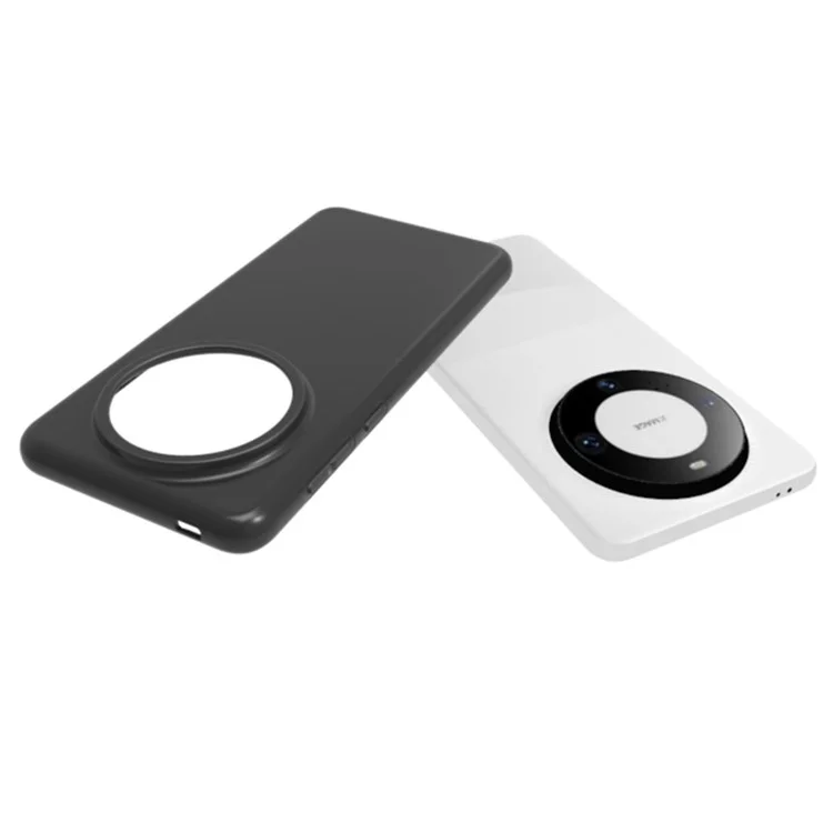 10шт / пачка для Huawei Mate 60 Pro Чехол из ТПУ с двусторонним матовым Anti-scratch Cover - Black