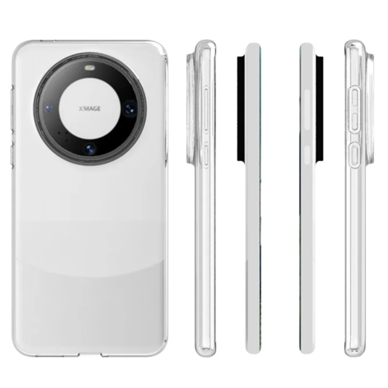 10 stk./pakke til Huawei Mate 60 Pro TPU-case med indvendig vandmærkefri tekstur til mobiltelefon