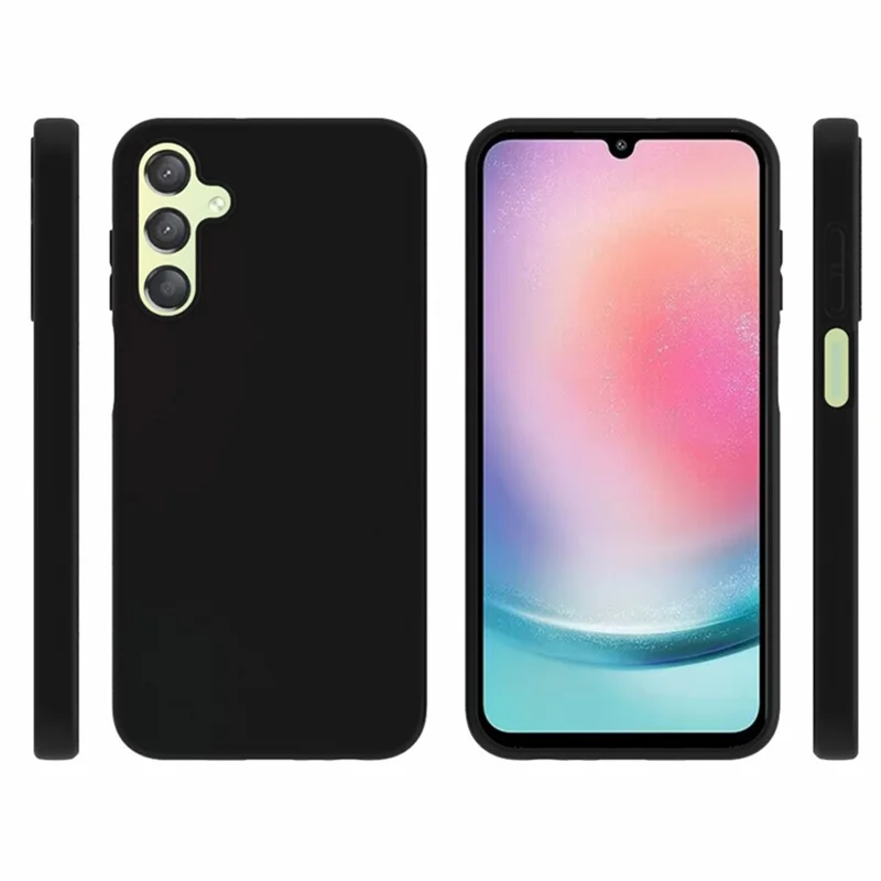 10Pcs / Pack for Samsung Galaxy A15 4G Case Dual-sided Matte Phone TPU Cover - Black