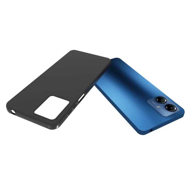 10 Stück / Pack für Motorola Moto G14 4G Doppelseitiger matter Cover TPU-Handyhülle - Schwarz