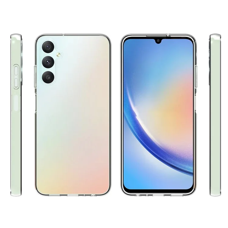 10Pcs / Pack Pour Samsung Galaxy A05s 4G Slim-Fit Case Inner Watermark-Free Texture TPU Phone Shell