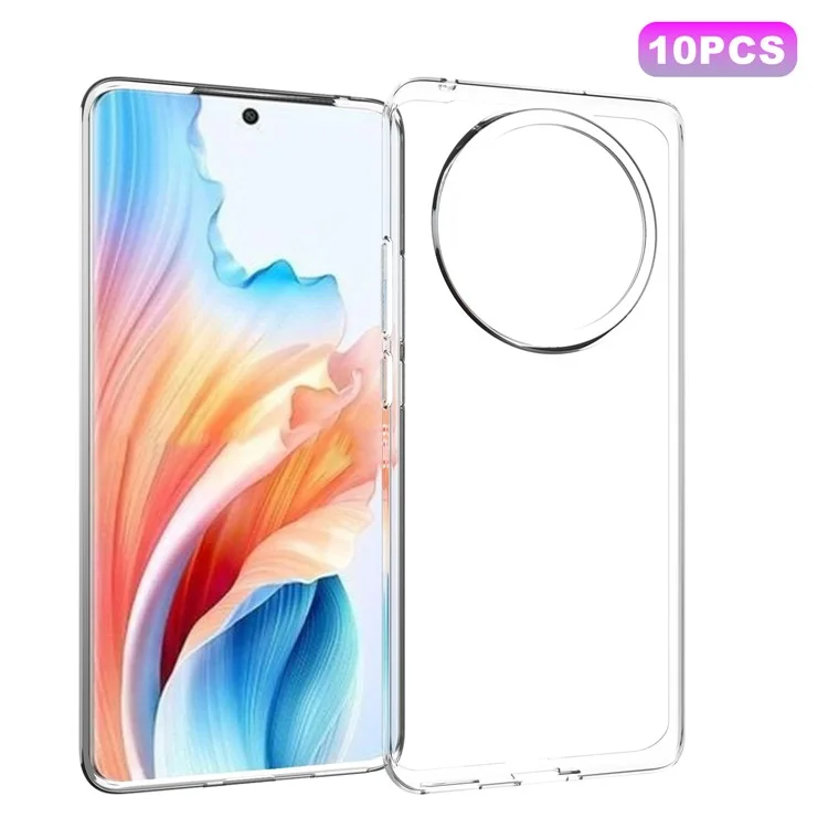 10 pezzi / confezione per Oppo A2 Pro 5G, custodia in TPU, guscio del telefono, texture senza marchi d'acqua