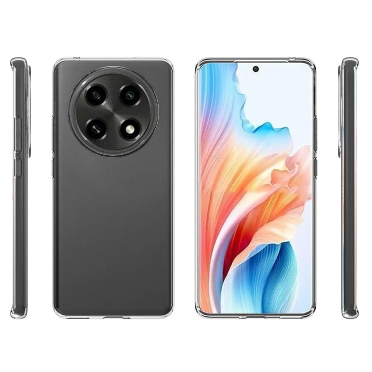 10 pezzi / confezione per Oppo A2 Pro 5G, custodia in TPU, guscio del telefono, texture senza marchi d'acqua