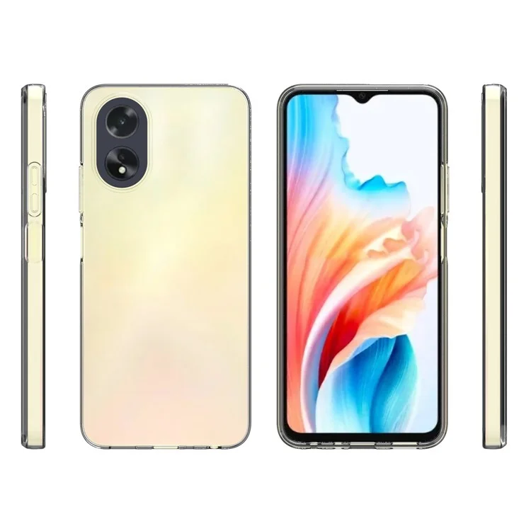 10 шт. / Упаковка для Oppo A18 4G / A38 4G Чехол для мобильного телефона Внутренняя текстура без водяных знаков TPU