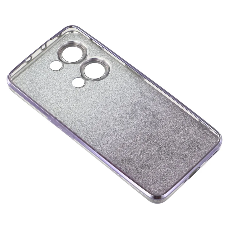 KADEM Para OnePlus Ace 2V / Nord 3 5G Capa de Telefone à Prova de Choque com Decoração de Flores - Roxo