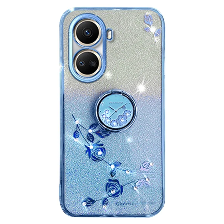 KADEM Per Huawei nova 10 SE 4G Custodia Gradiente TPU Supporto Telefono Custodia Protettiva - Blu