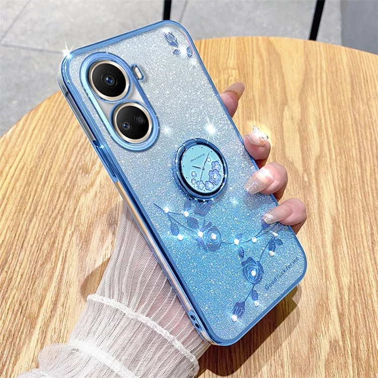 KADEM Per Huawei nova 10 SE 4G Custodia Gradiente TPU Supporto Telefono Custodia Protettiva - Blu