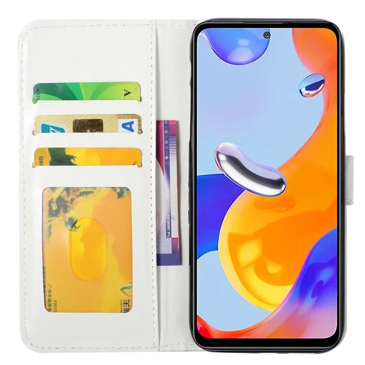 Pour Xiaomi Redmi Note 10 4G / Note 10s 4G / Poco M5s 4G Case 3D Pattern Flip Phone Cover - Trois Papillons
