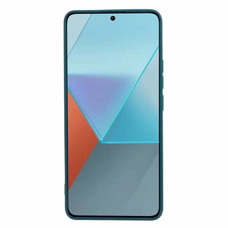 For Xiaomi Redmi Note 13 Pro+ 5G Case Straight Edge Soft TPU Phone Back Cover - Army Green