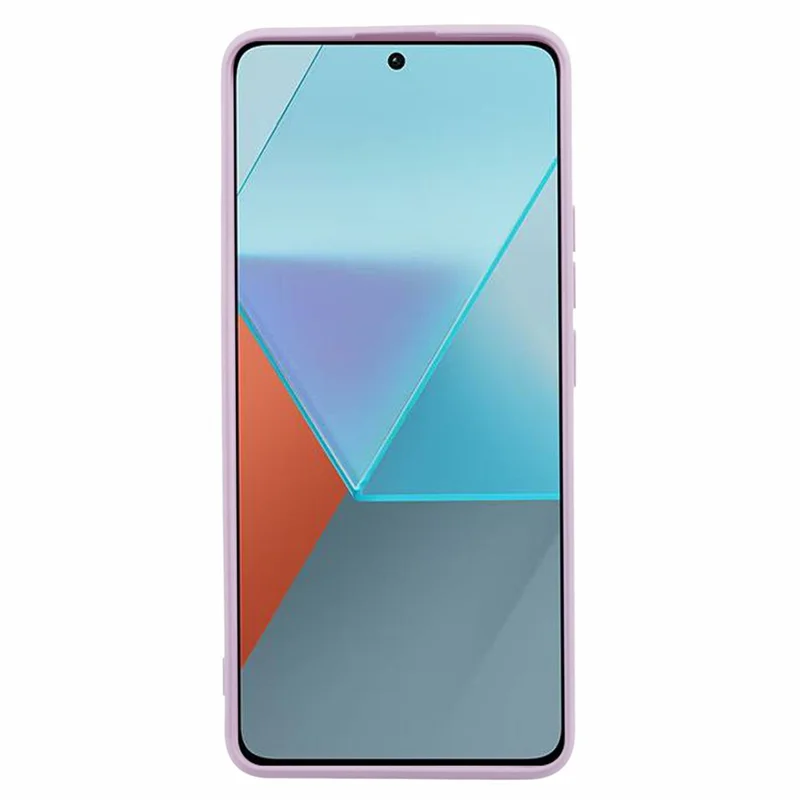 For Xiaomi Redmi Note 13 Pro+ 5G Case TPU Fiber Lining Protective Phone Cover - Purple