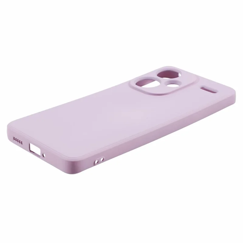 For Xiaomi Redmi Note 13 Pro+ 5G Case TPU Fiber Lining Protective Phone Cover - Purple