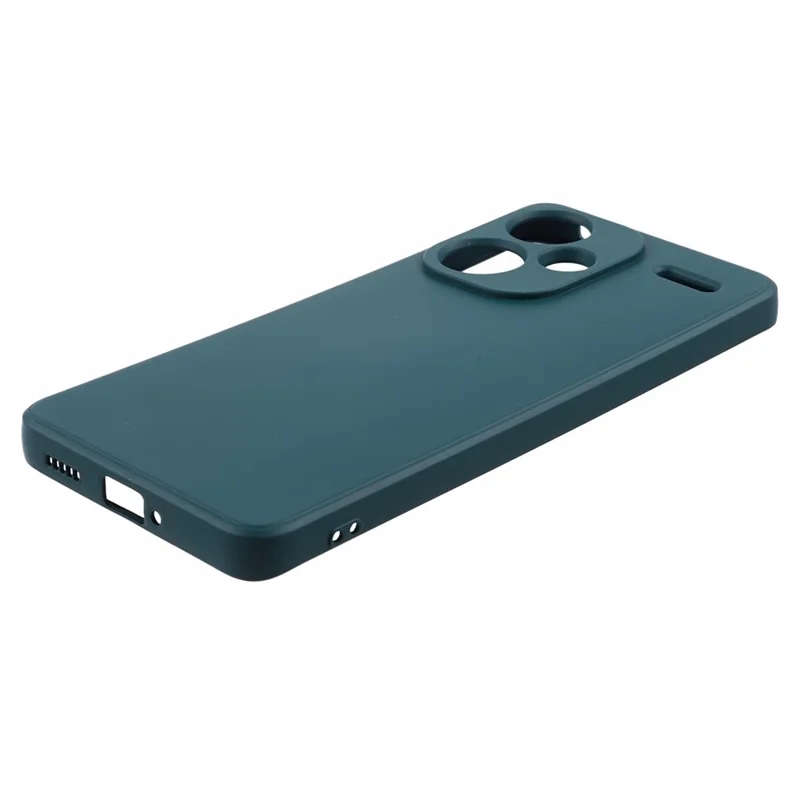 Чехол для Xiaomi Redmi Note 13 Pro+ 5G, из ТПУ с волокнистой подкладкой, защитный чехол для телефона — армейский зеленый цвет