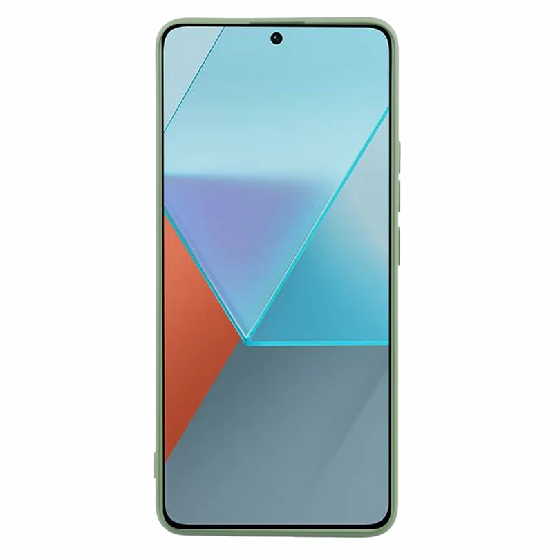 Coque pour Xiaomi Redmi Note 13 Pro+ 5G, housse de protection en TPU avec doublure en fibre - Vert Matcha