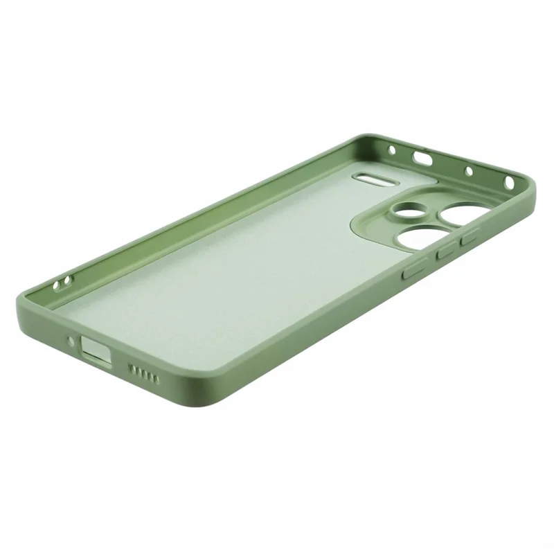 Coque pour Xiaomi Redmi Note 13 Pro+ 5G, housse de protection en TPU avec doublure en fibre - Vert Matcha