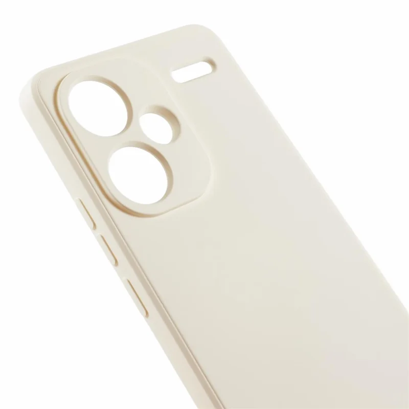For Xiaomi Redmi Note 13 Pro+ 5G Case TPU Fiber Lining Protective Phone Cover - White