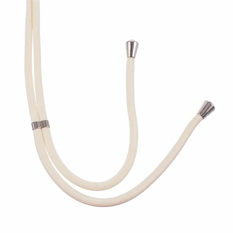 AW Series for iPhone 12 Pro / 12 Case Sparkle Epoxy TPU Phone Shell with Lanyard - White