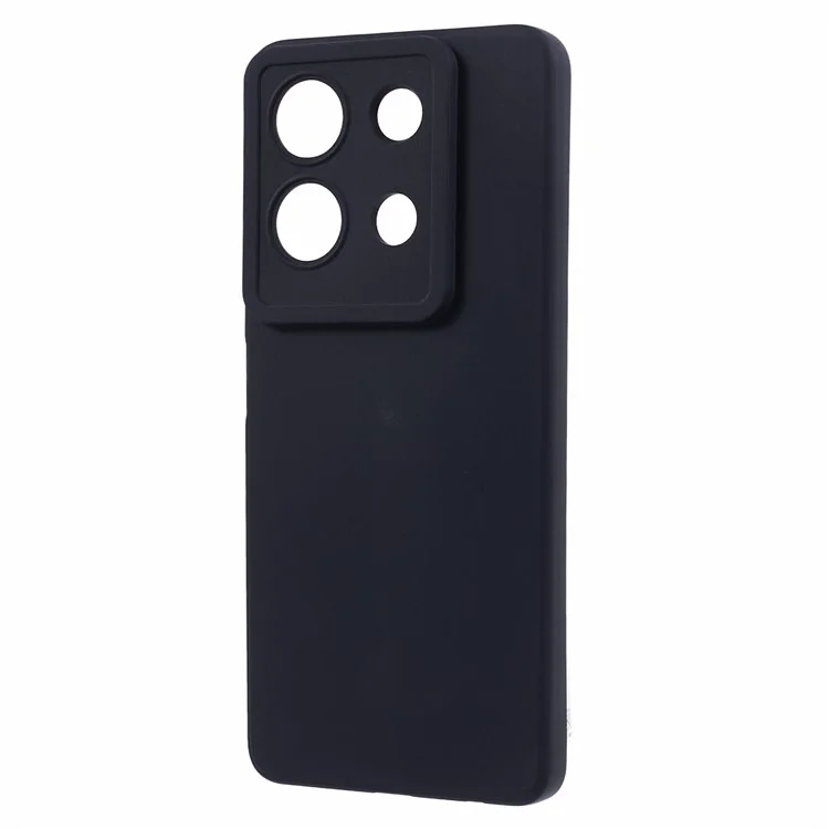 Für Infinix Note 30 5G Case Straight Edge Soft TPU Anti-Drop Phone Cover - Schwarz