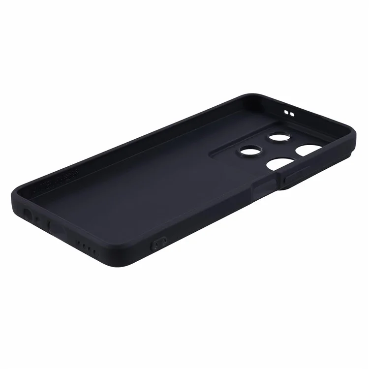 Für Infinix Note 30 5G Case Straight Edge Soft TPU Anti-Drop Phone Cover - Schwarz