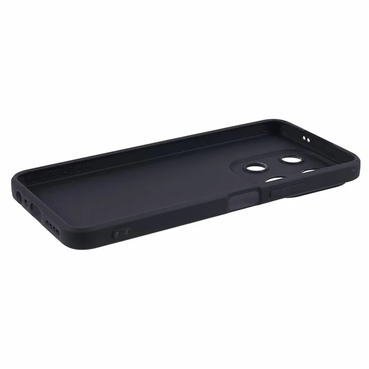 For Infinix Note 30i 4G Case Straight Edge Phone TPU Back Cover - Black