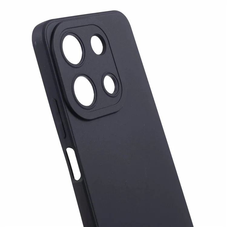 For Infinix Note 30i 4G Case Straight Edge Phone TPU Back Cover - Black