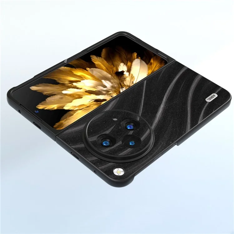 ABEEL Milky Way Serie für Oppo Find N3 5G / OnePlus Open Case PU Leder beschichtete PC Handyhülle - Schwarz