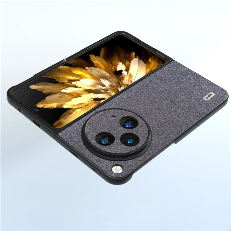 ABEEL Für Oppo Find N3 5G / OnePlus Open Case Glitzer-Leder + PC-Rückseite Handyhülle - Schwarz