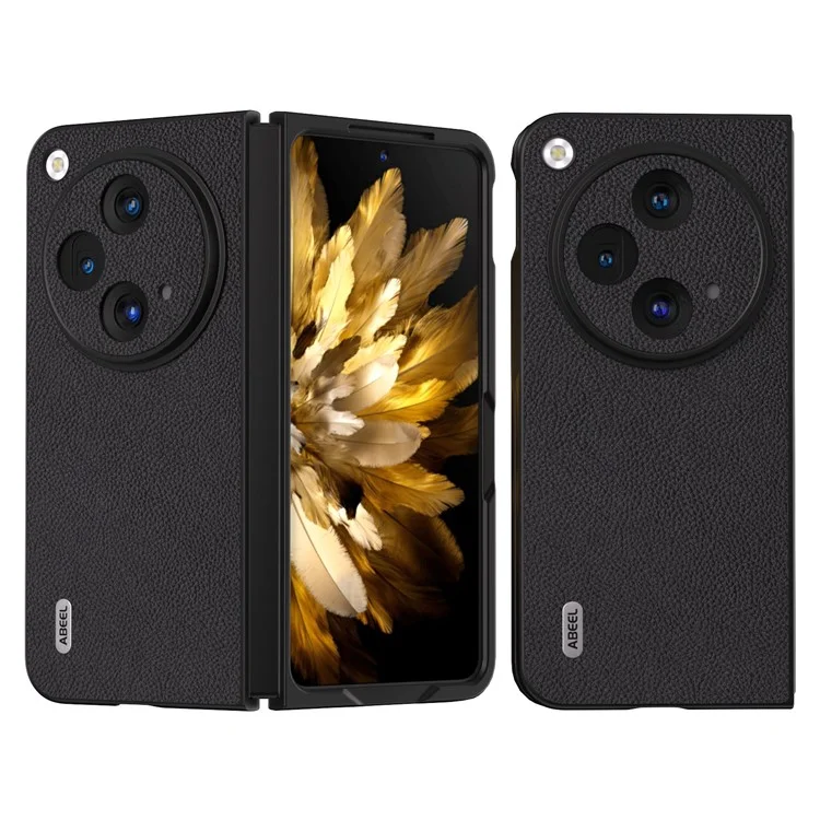 ABEEL For Oppo Find N3 5G / OnePlus Open Case Матовая фактурная задняя крышка - Черный 