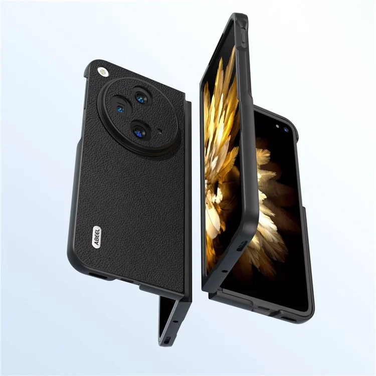 ABEEL For Oppo Find N3 5G / OnePlus Open Case Матовая фактурная задняя крышка - Черный 