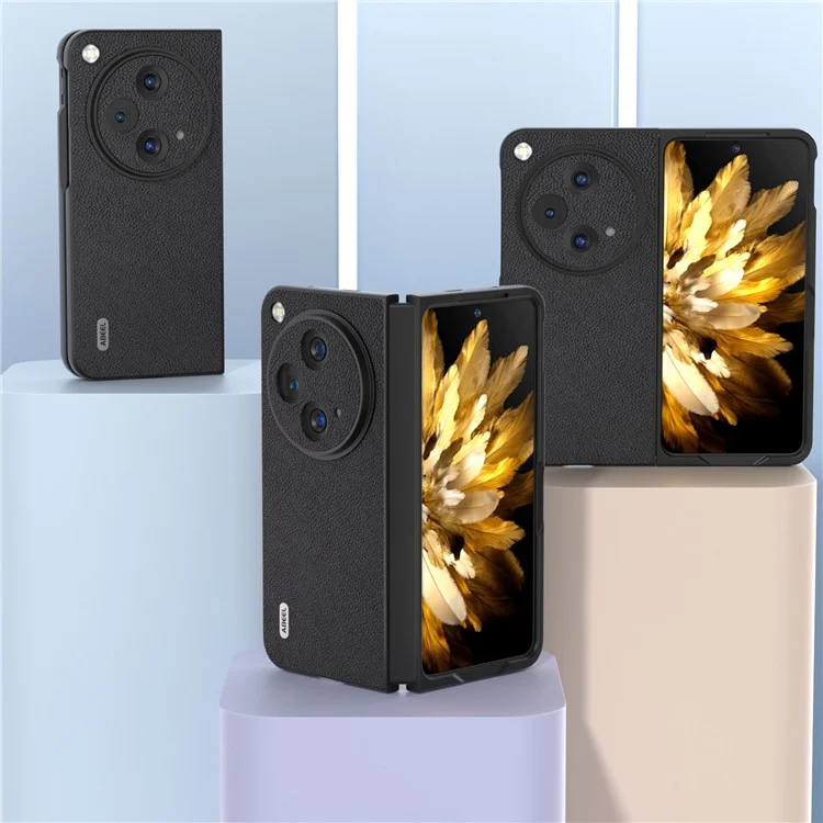 ABEEL For Oppo Find N3 5G / OnePlus Open Case Матовая фактурная задняя крышка - Черный 