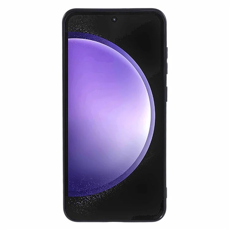 Per Samsung Galaxy S24+ Custodia TPU Glossy Precisi Tagli Telefono TPU Cover - Nero