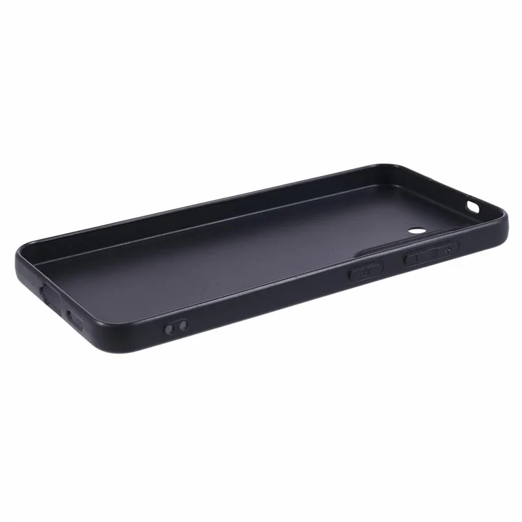 For Samsung Galaxy S24 Case Precise Cutouts Glossy Soft TPU Phone Back Cover - Black