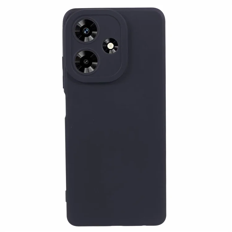 For Infinix Hot 30 Case Straight Edge Soft TPU Phone Back Cover - Black