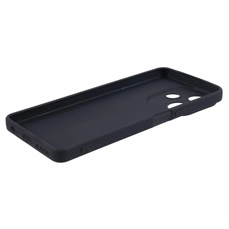 For Infinix Hot 30 Case Straight Edge Soft TPU Phone Back Cover - Black