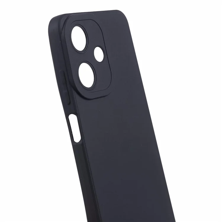 For Infinix Hot 30i Case Straight Edge Anti-Scratch TPU Phone Cover - Black