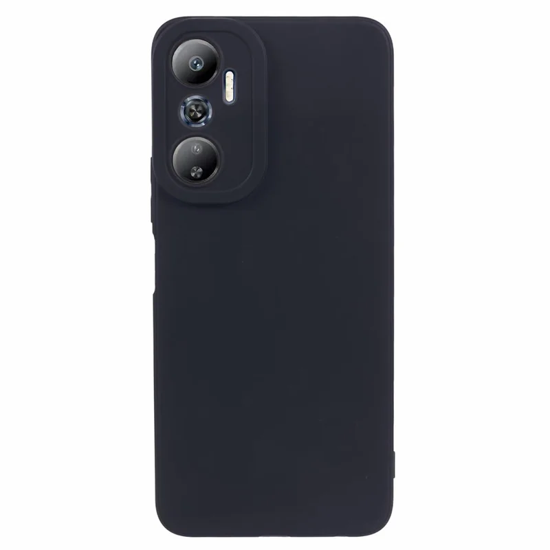 For Infinix Hot 20 4G Case TPU Straight Edge Smart Phone Cover - Black