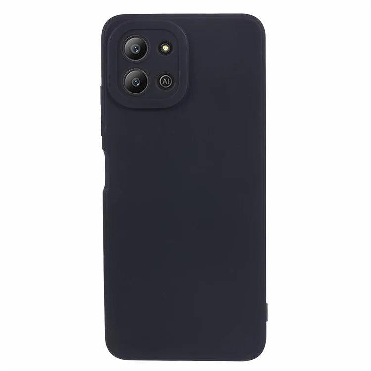 Funda para Infinix Hot 11 2022 4G Anticara?? a Prueba de Ara??azos con Borde Recto - Negro