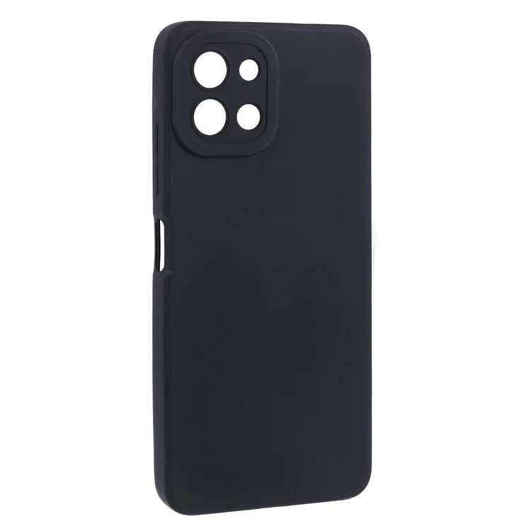 Funda para Infinix Hot 11 2022 4G Anticara?? a Prueba de Ara??azos con Borde Recto - Negro