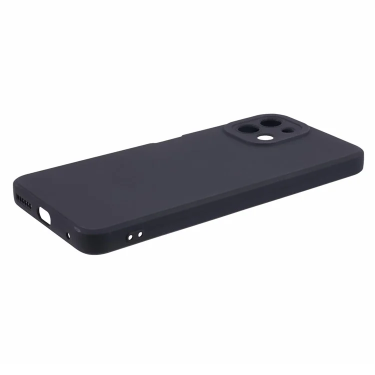 Funda para Infinix Hot 11 2022 4G Anticara?? a Prueba de Ara??azos con Borde Recto - Negro