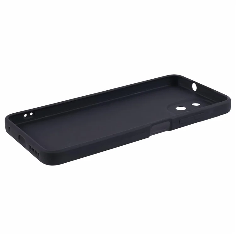 Funda para Infinix Hot 11 2022 4G Anticara?? a Prueba de Ara??azos con Borde Recto - Negro