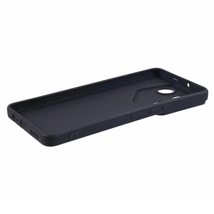Per TECNO Camon 20 Pro 5G Case Bordo Dritto Copertura Telefono TPU - Nero